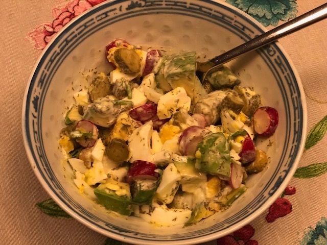 Eiersalat LCHF ketogen glutenfrei