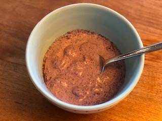 Himbeer-Sahne-Creme  LCHF ketogen glutenfrei