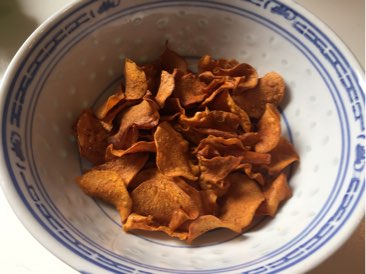 Süßkartoffel-Chips fertig 2 LCHF ketogen glutenfrei